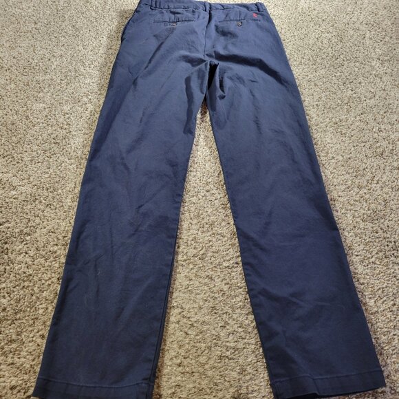 Polo Ralph Lauren Pants Boy's 20 Navy Blue Chino Preppy Chino Red Pony - Picture 5 of 7